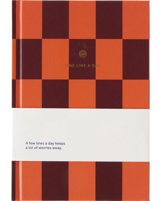 A-Journal - One Line a Day - 5-jarig dagboek - Geruit