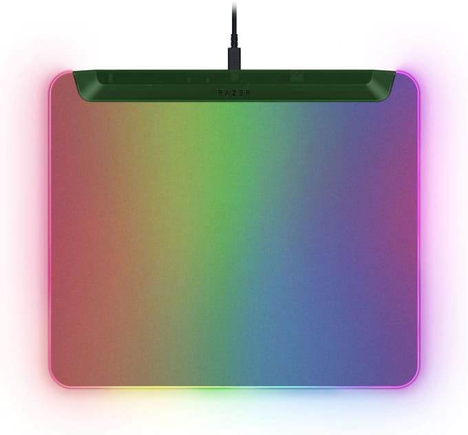 Razer Firefly V2 Pro - Gaming Muismat - Chroma RGB LED Backlit - 36x27.5 cm - Phantom Green Edition