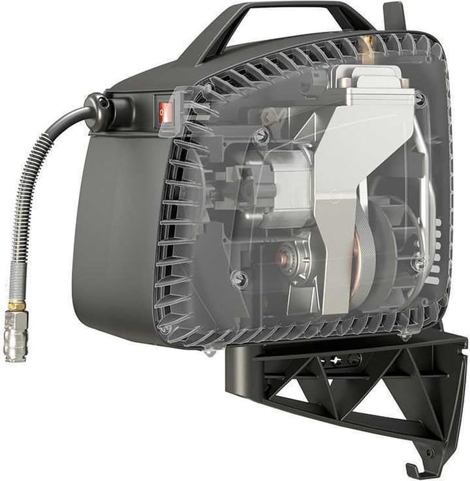 Fiac Wallair luchtcompressor met wandaansluiting luchthaspel luchthaspel met compressor
