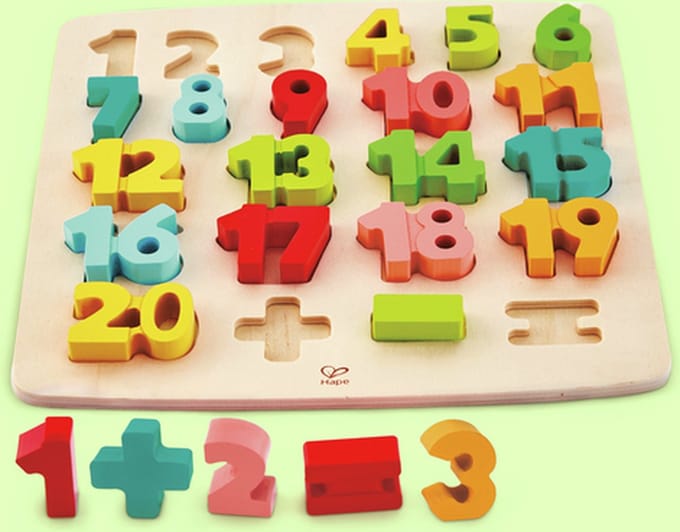 Hape Stevige Cijfers Puzzel