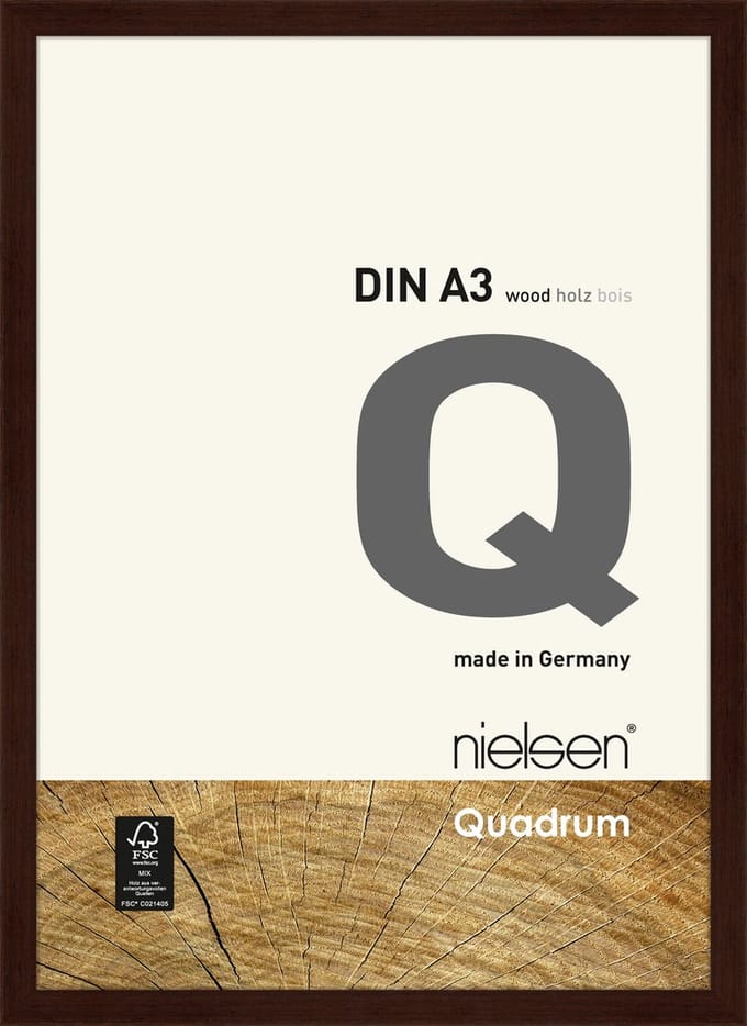 Nielsen Quadrum Houten Wissellijst Wenge 29,7x42cm (A3)