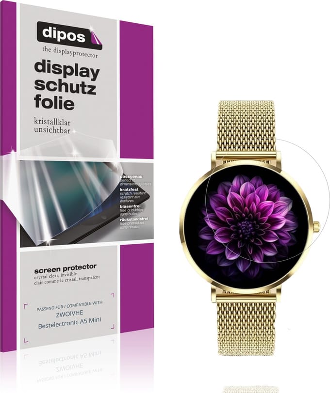 dipos – 6x Beschermfolie geschikt voor ZWOIVHE Bestelectronic A5 Mini | Krasbestendige & heldere Screenprotector Ultra-Thin