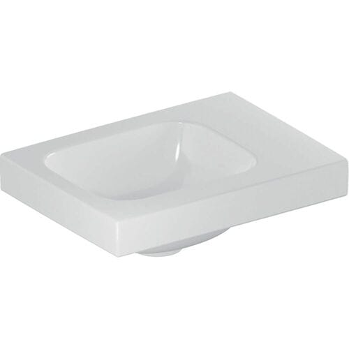 Geberit iCon Light hand-rinse basin 38 cm without tap hole, right 501.830.00.3