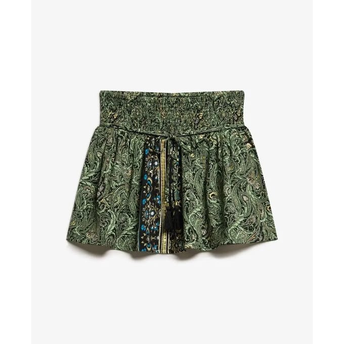Superdry - St. Tropez-minirok met paisleyprint - Dames - Rokken