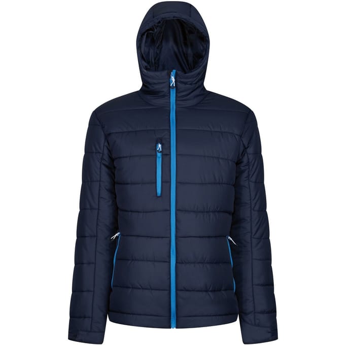 Regatta Heren Navigate Thermische Hooded Jacket (Marine / Frans Blauw)