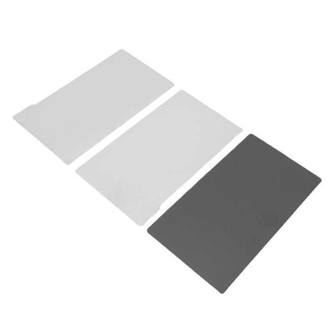 2 Stuks 3D Printer LCD Bouwplaat Geschikt voor Photon Mono 4 163x90mm Flexibele Bouwplaat met Zacht white