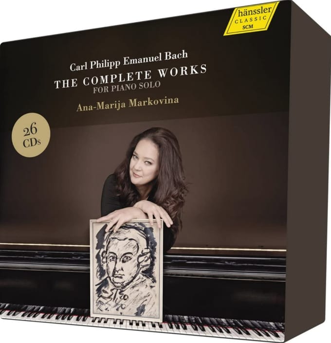 Ana-Marija Markovina - C.P.E. Bach: The Complete Works For Piano Solo (26 CD)