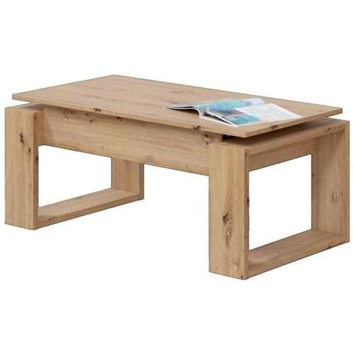Lage tafels Bigbuy Table basse Ciara à plateau relevable chêne