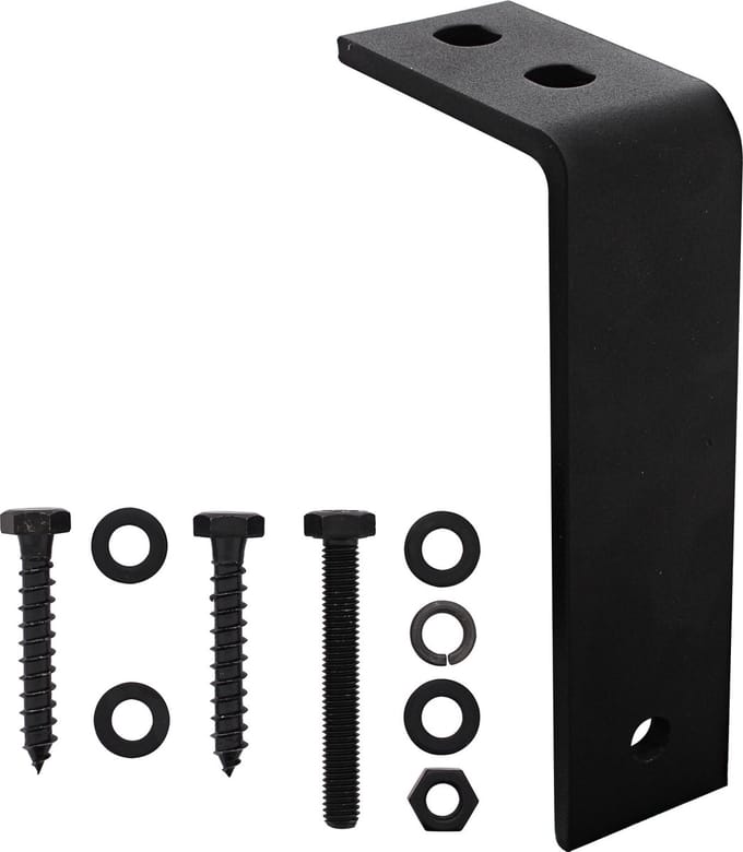 Intersteel Set van 5 plafondbeugels tbv schuifdeursysteem mat zwart