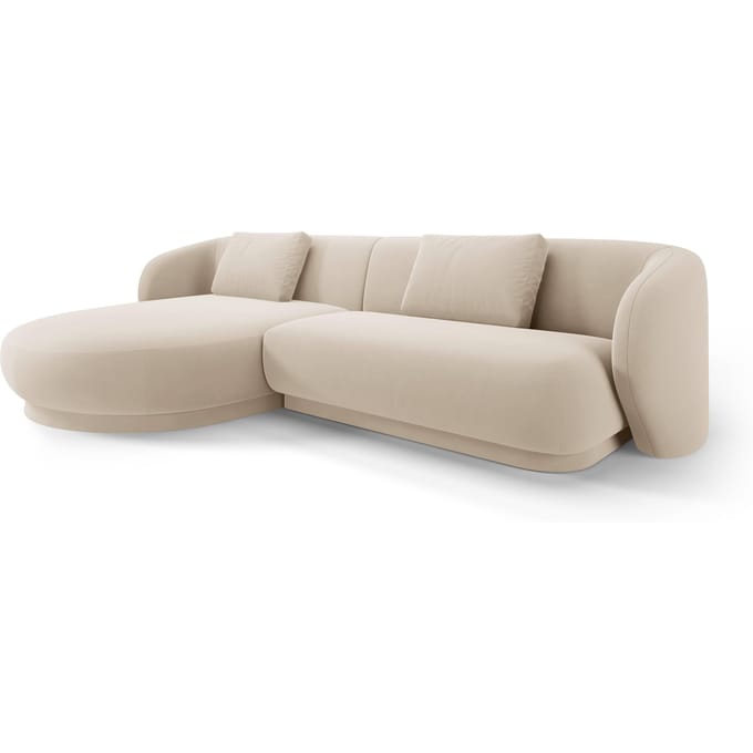 Hoekbank Camden links velvet | Cosmopolitan Design