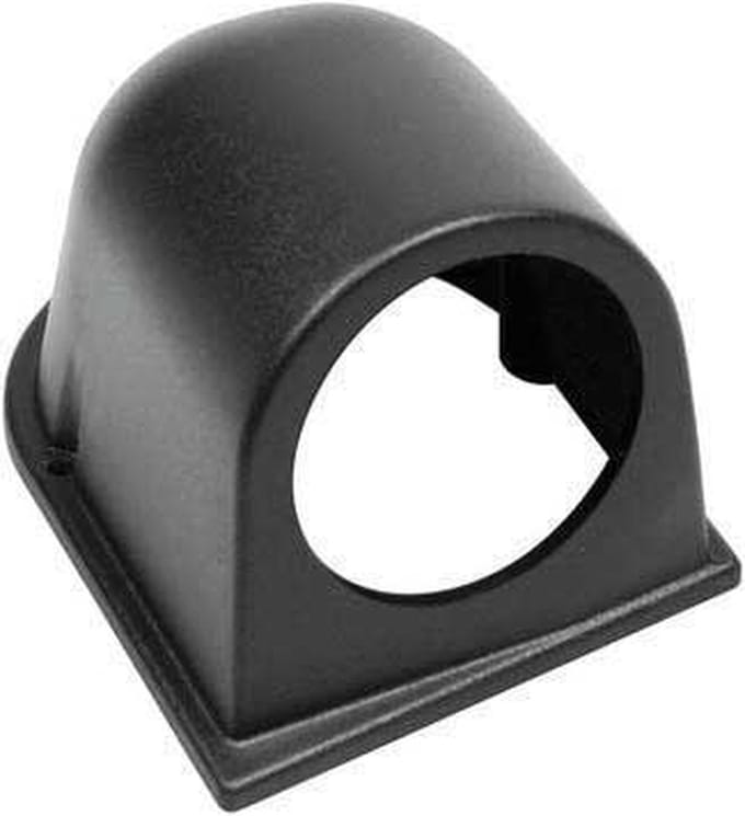 Plastic ABS meter houder 1 gat 2''