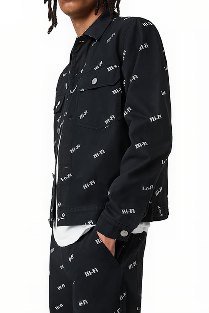 AllSaints Senta Jacket Black/white Taglia: S | Giacche di jeans Outlet | Uomo | Nero