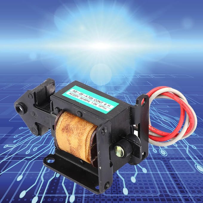AS05 A AC Push Pull Solenoïde Elektromagneet 220VAC 1N 15mm Slag