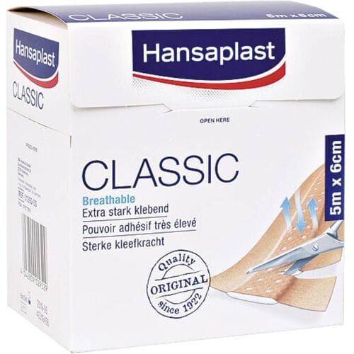 Hansaplast KB.T4107.001 Pleister 5 m x 6 cm