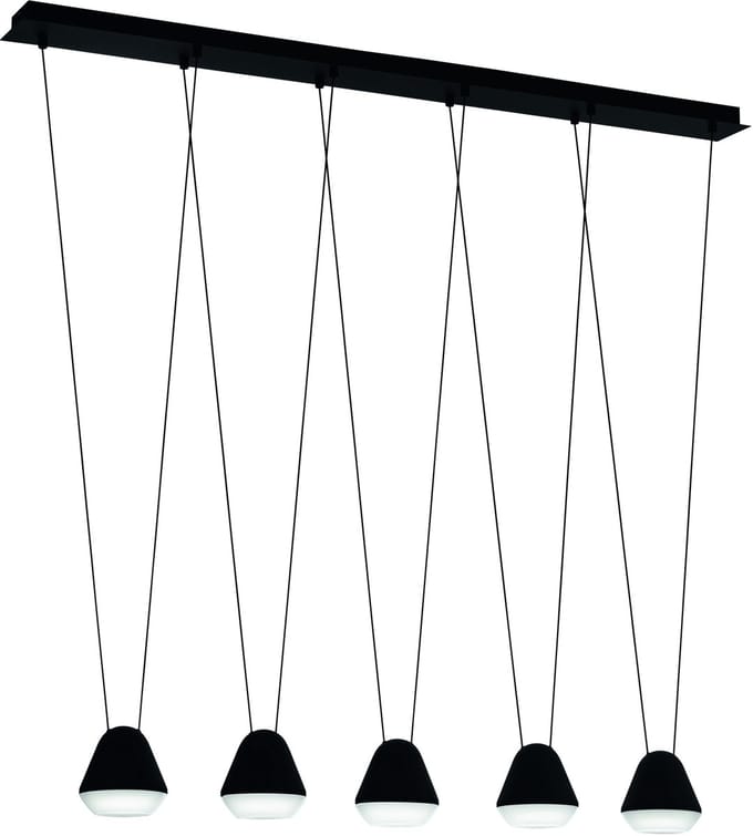EGLO Palbieta Hanglamp - GU10 - 116 cm - Zwart