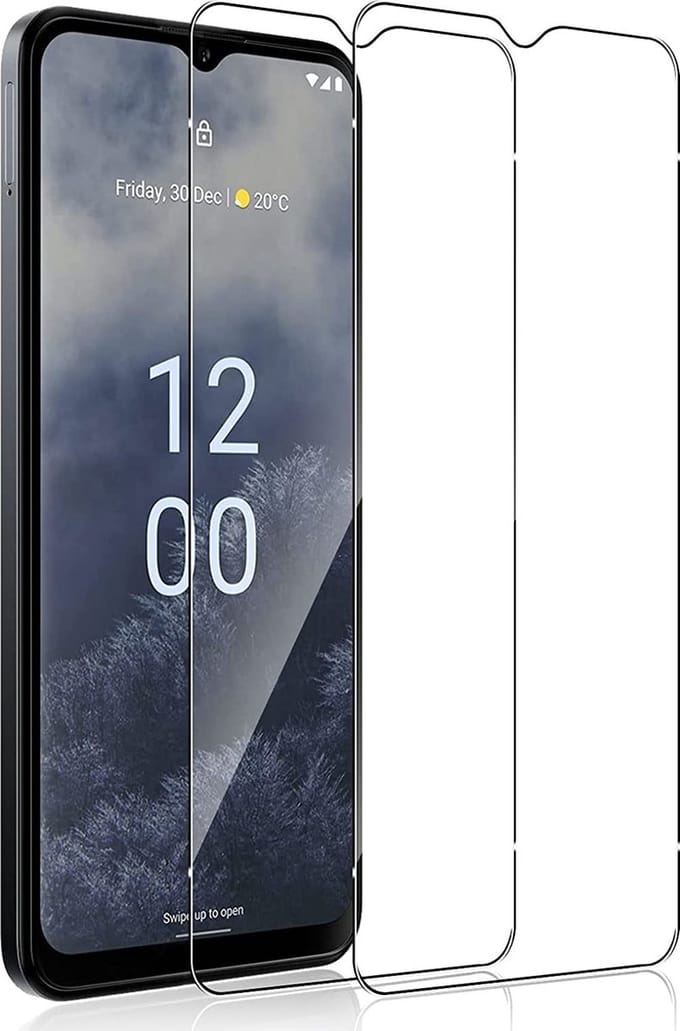 Screenprotector geschikt voor Nokia G60 screenprotector Beschermglas 2 pack - Screenprotector geschikt voor Nokia G60 screen protector glas