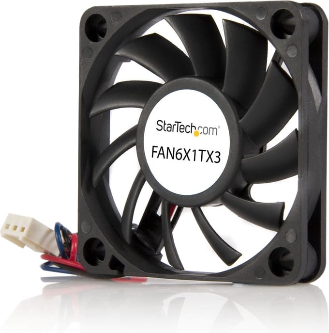 StarTech.com Geval Ventilator 60mm - FAN6X1TX3 - Case ventilator - 60mm - Black