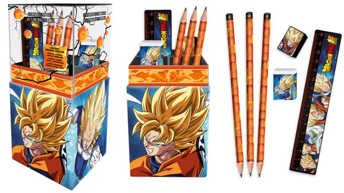Dragon Ball desktop pencil holder set