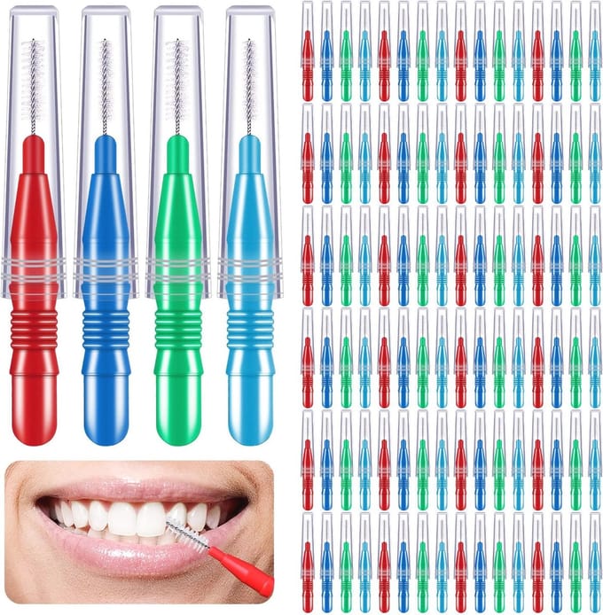 100 Interdentale Borstels voor Mondhygiëne - Efficiënte Tandenreiniger
