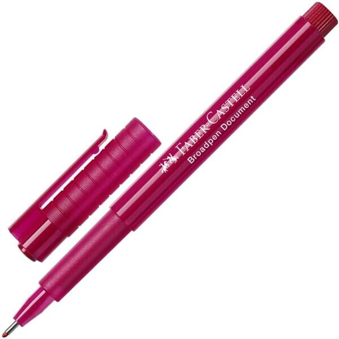 Faber Castell Fineliner FC Broadpen 1554 - rood