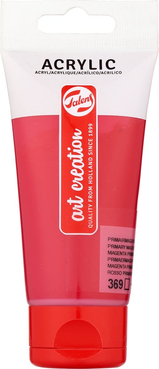 Acrylfarbe Talens Art Creation 369 Primärmagenta, Tube mit 75 ml