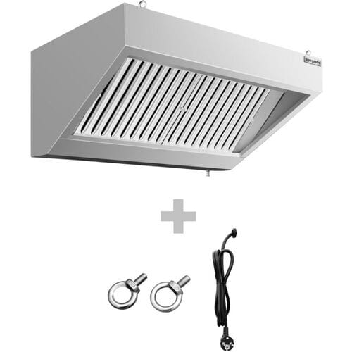GGM Gastro Wandhaube - 1000mm - mit Filter & Lampe