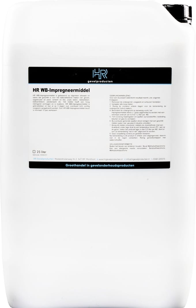 HR WB Impregneermiddel 25 liter PFAS-vrij - 10 jaar duurzame bescherming