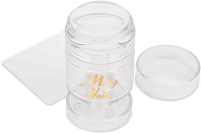 Molly Nails Serie - Silicone Stempel - Reguleerbare Grootte - Met Schraper