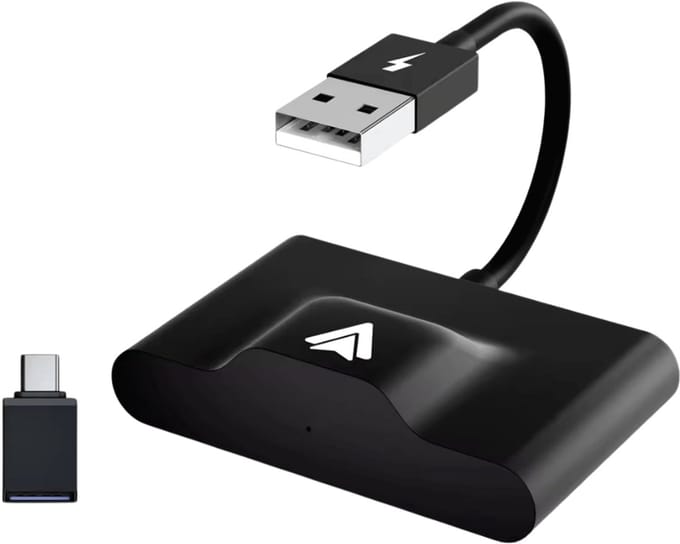 Livewell Android Auto Dongle - Draadloos Android Auto - 2025 Nieuwste Model - Zwart - Bluetooth receiver