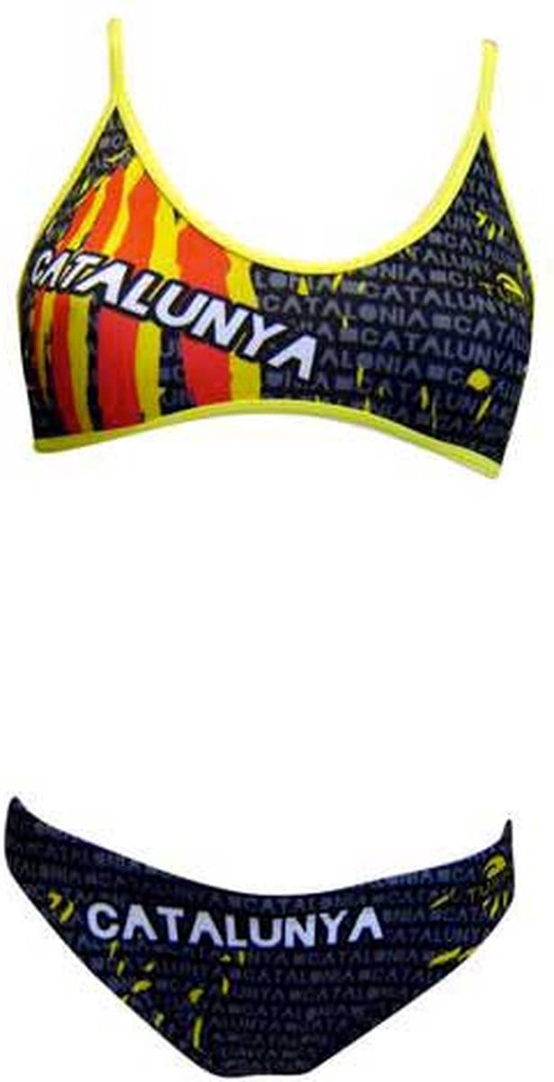 Turbo Catalonia Bikini Zwart 4XL Vrouw