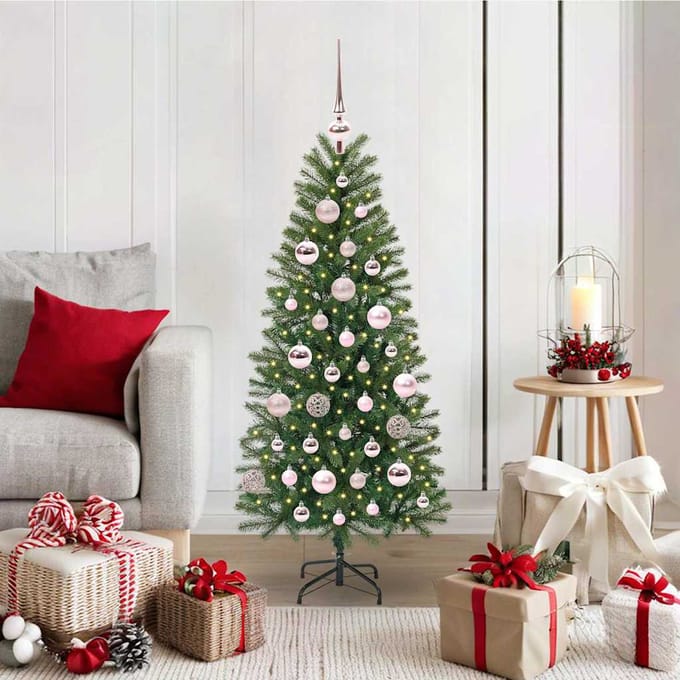 vidaXL - Kunstkerstboom - Groen - 120 - cm - PE - en - PVC