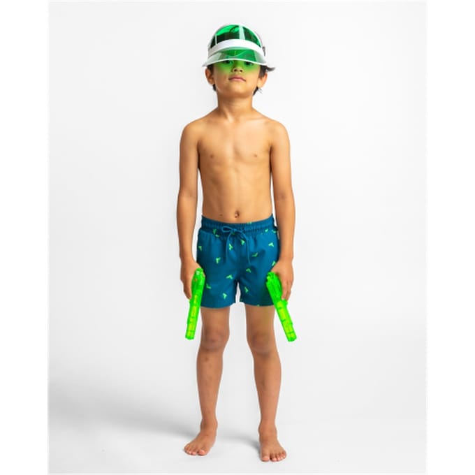 A-DAM Boys Swim Shorts Kids Gabriel Blue Maat: 5/6 | Badmode Outlet | kids | Blauw