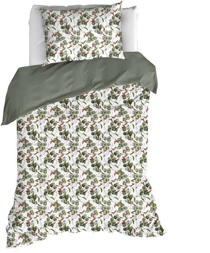 De Witte Lietaer Dekbedovertrek Whisper, Douglas Fir - 140 x 200/220 - Katoen Percal