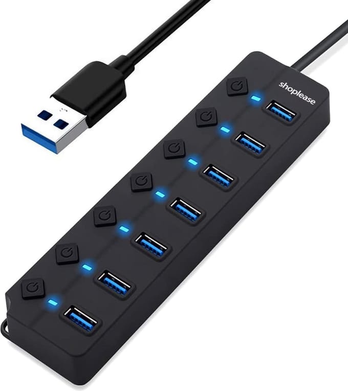 USB Hub 3.0 USB Splitter 5Gbps USB Distributeur