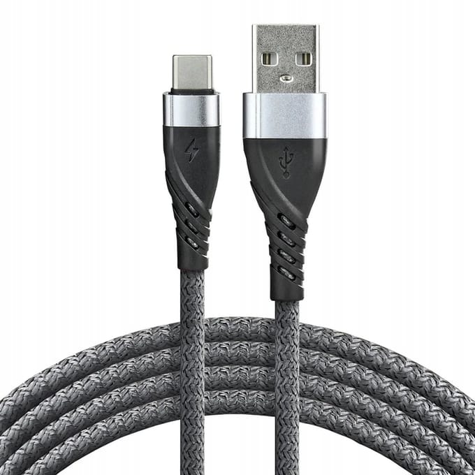 Everactive Usb-C-Kabel Voor Huawei Honor Oppo Realme 200Cm Snel 3A