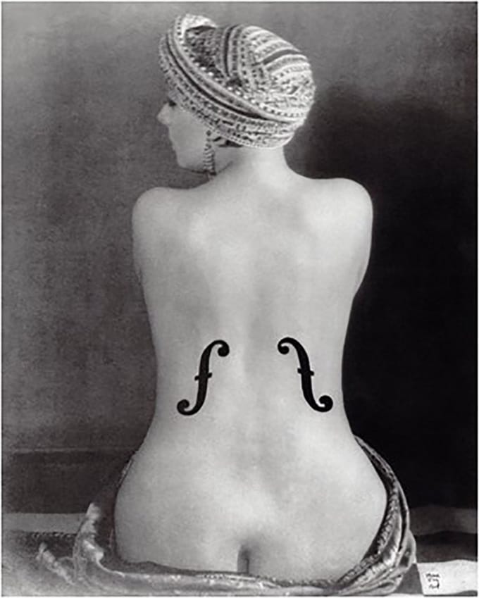 Kunstdruk Man Ray - Le Violon d-Ingres 51x61cm