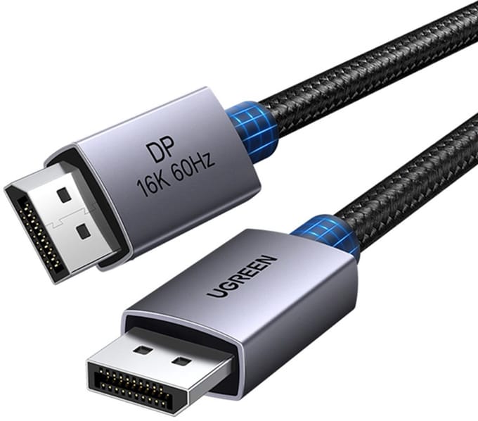 Ugreen Displayport Kabel 16K 60Hz 1M Voor Monitors En Computers