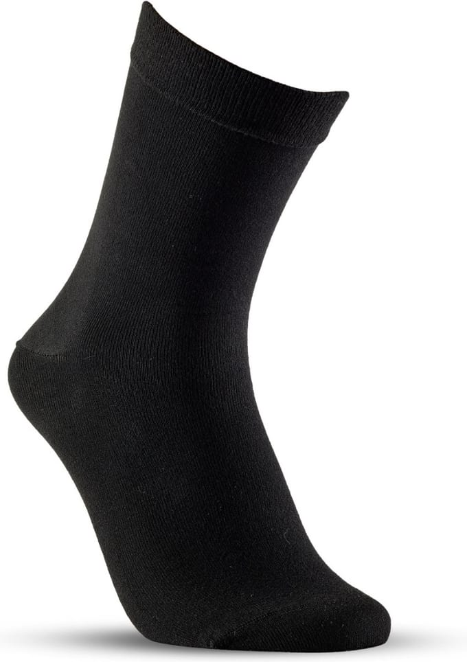 Sanita Performance Bamboo zwart halfhoge sok extra comfort 3-pack - Maat: 36-39