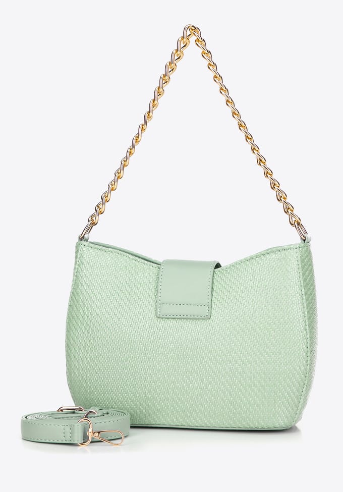 Wittchen - Geweven groene crossbody tas - Polypropyleen - Verstelbare riem