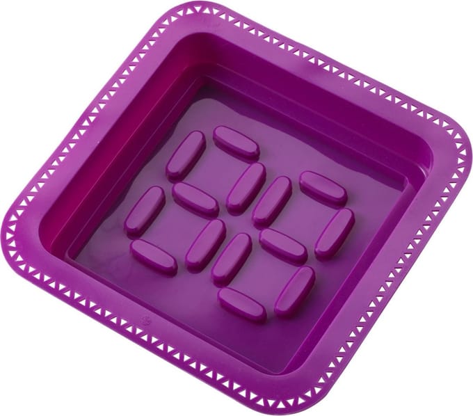 E-my Dessert Roundy - Bakvorm - Siliconen - Paars