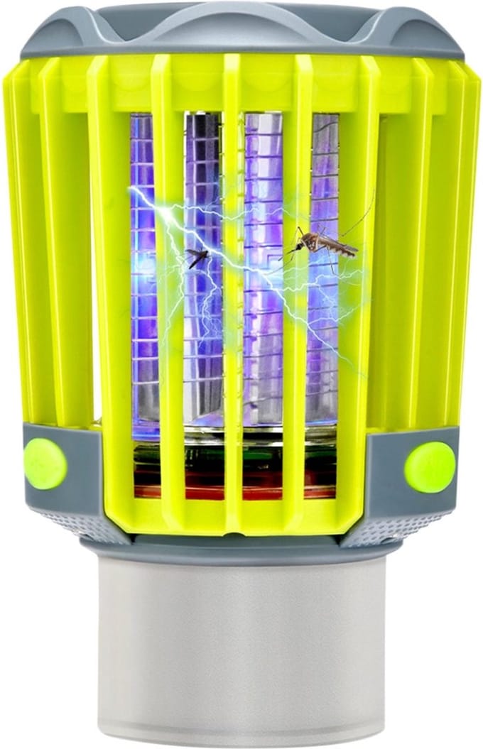 Trekker 2-in-1 Muggenlamp, Geel