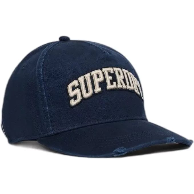 Superdry Varsity Logo Trucker Cap Blauw Grootte: 1SIZE