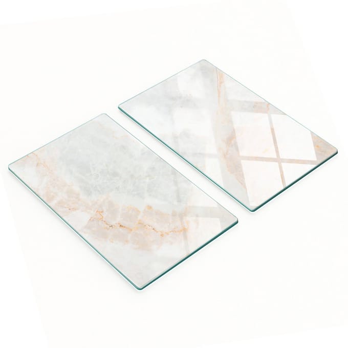 Multifunctionele decoratieve keukenplanken van gehard marmer, 2x30x52 cm