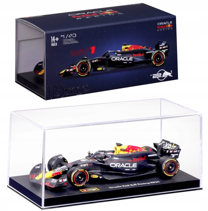 Bburago RB20 F1 Max Verstappen 2024 Schaal 1:43 Model Auto