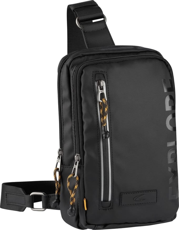 camel active Slingtas Explore Sling Backpack Black Zwart