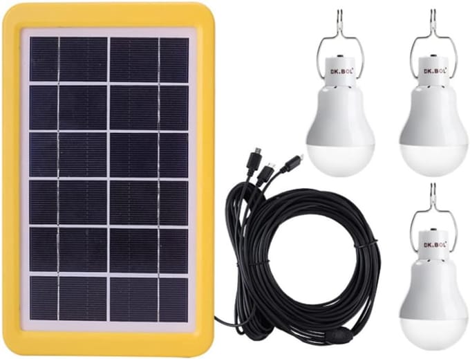 Zonnepaneellamp - Hanglamp LED - Buitenverlichting - USB Oplaadbaar - 3.5 Meter Kabel - Warm Licht