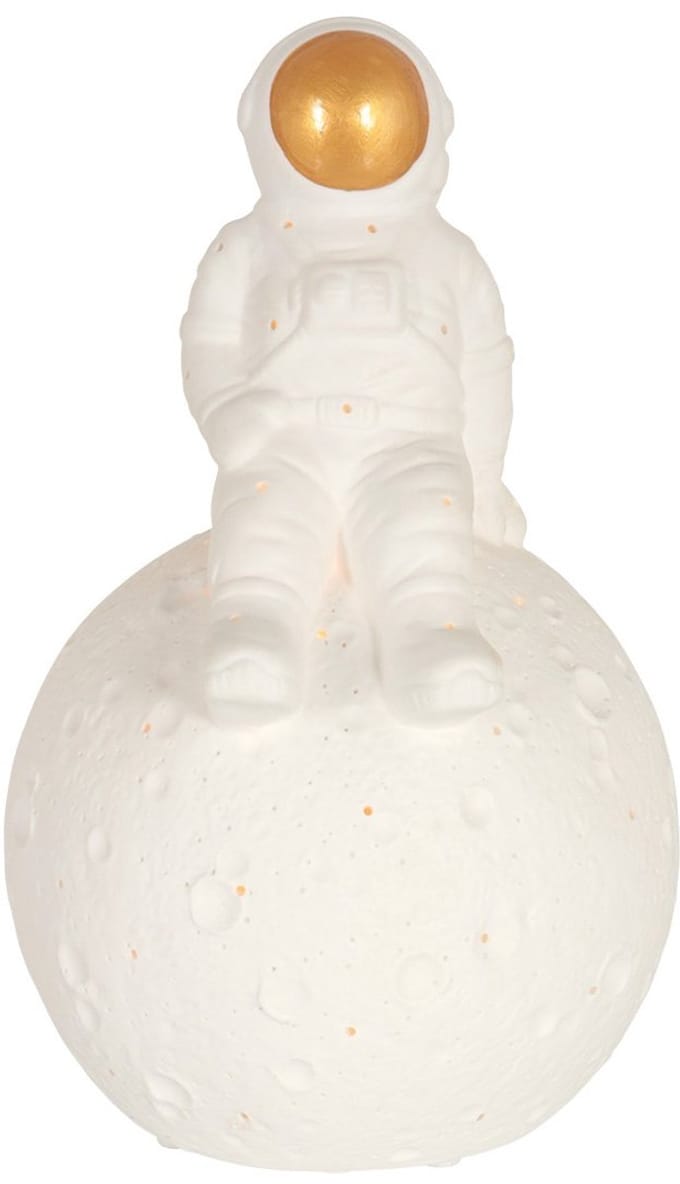 Tafellamp Jazz 3108W Wit Keramiek 23 cm hoog, 13 cm diameter - Decoratieve verlichting van Anne Light