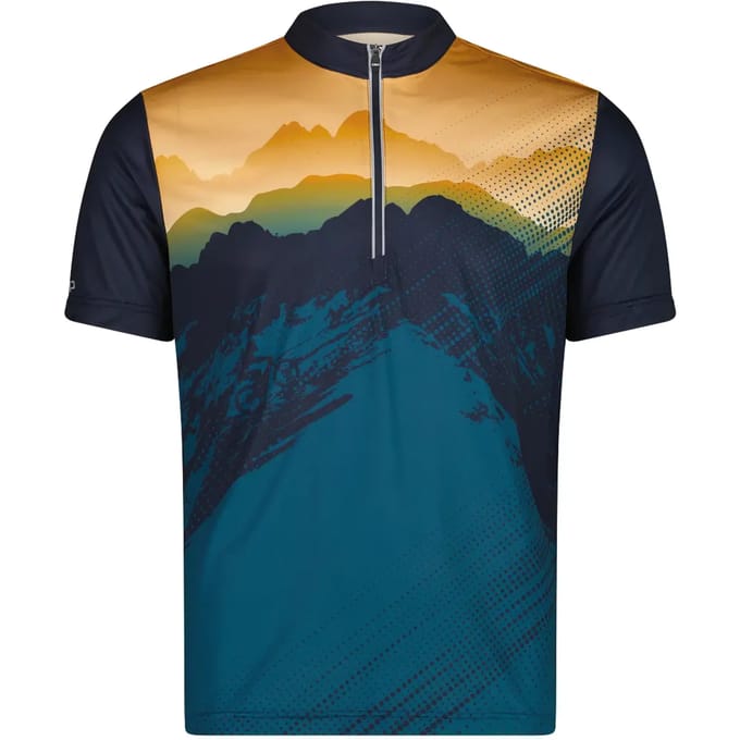 Geprinte T-shirt met rits CMP