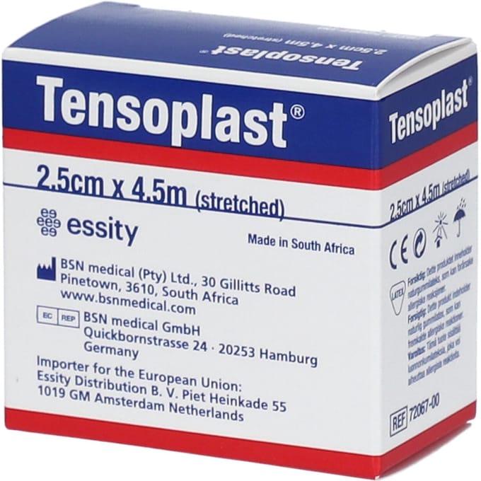 Tensoplast Pleister 2.5cm x 4.5 Nr 72067 1