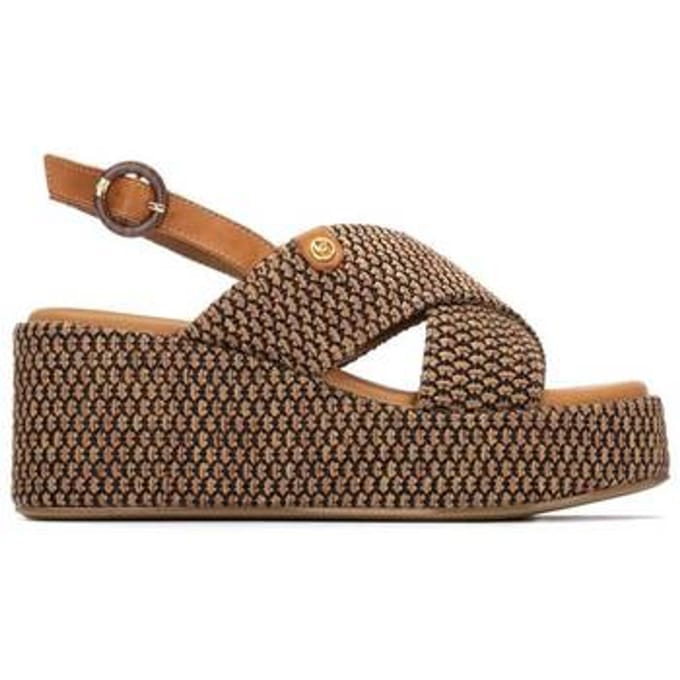 Carmela 163234 Wedgesandalen Bruin EU 39 Vrouw